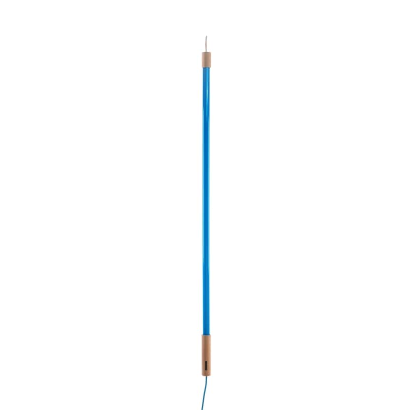 Linea neon lamp LED wood blå