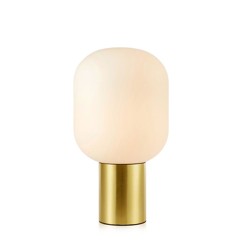 Brooklyn 44cm bordslampa borstad mässing