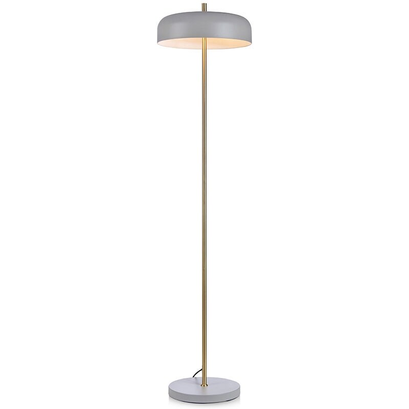 Caen golvlampa grå/mässing