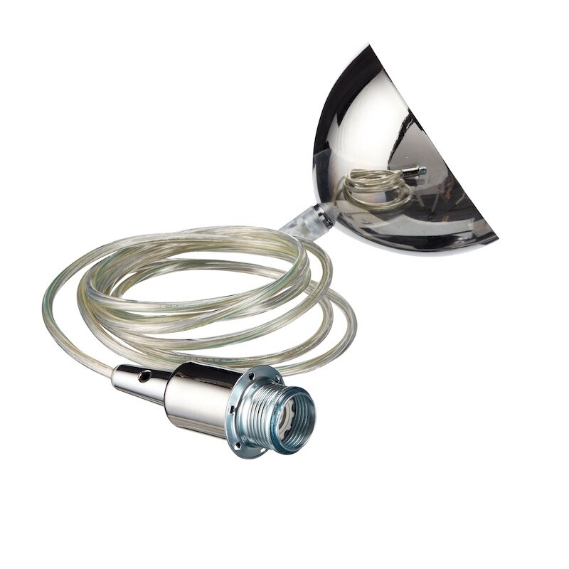 Belid - Gloria upphäng E14 krom/transparent kabel