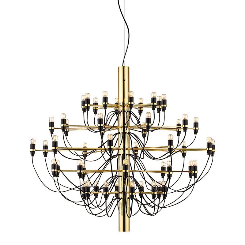 FLOS 2097/50 Sarfatti Taklampa mässing