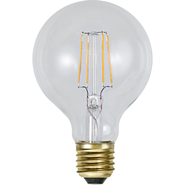 E27 80mm klar 1.6W 140lm 2100K Soft Glow