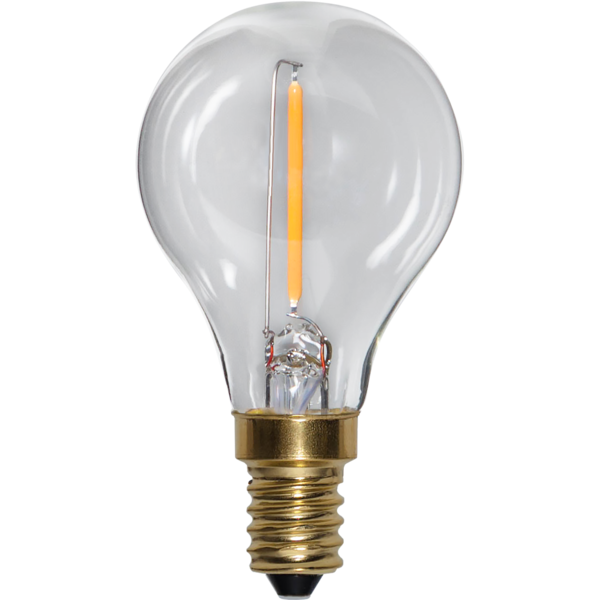 Star Trading E14 Klot klar 0.8W 70lm 2100K Soft Glow