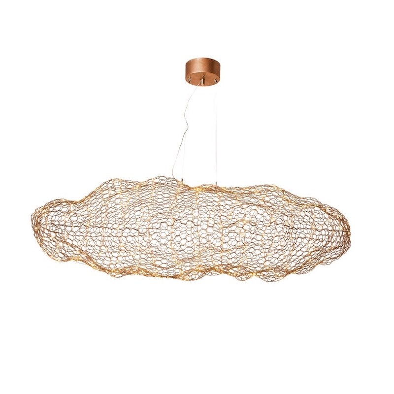 Hayden 75 cm taklampa guld