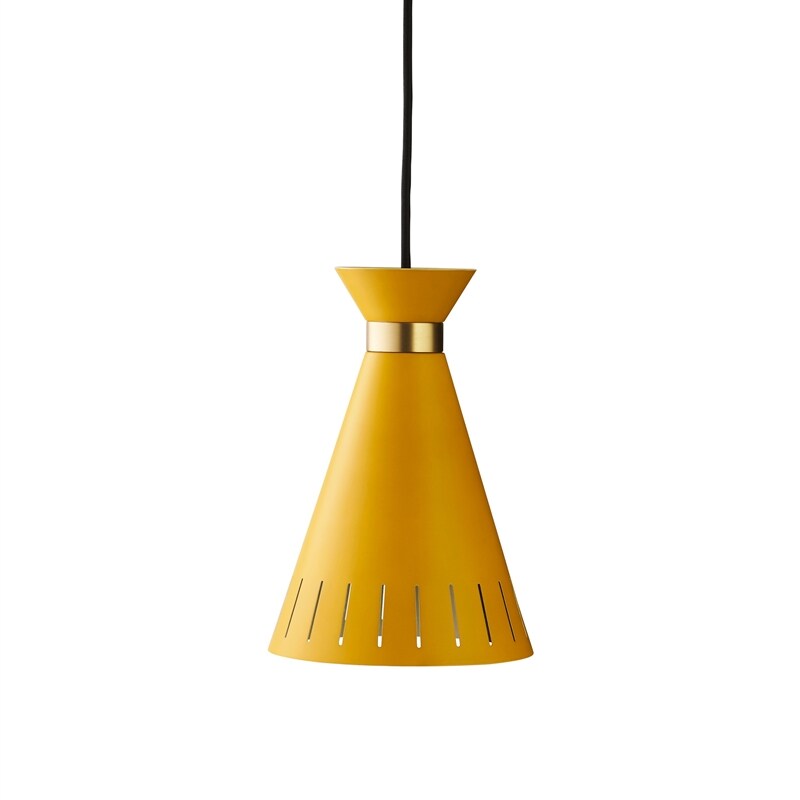 Cone taklampa honey yellow