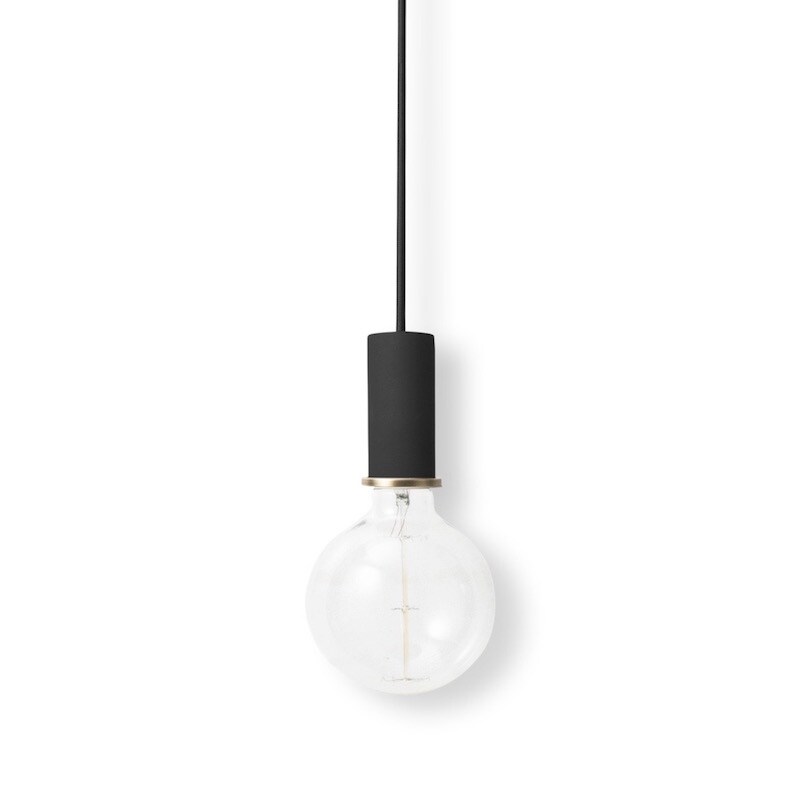 Ferm Living - Collect Socket taklampa låg svart