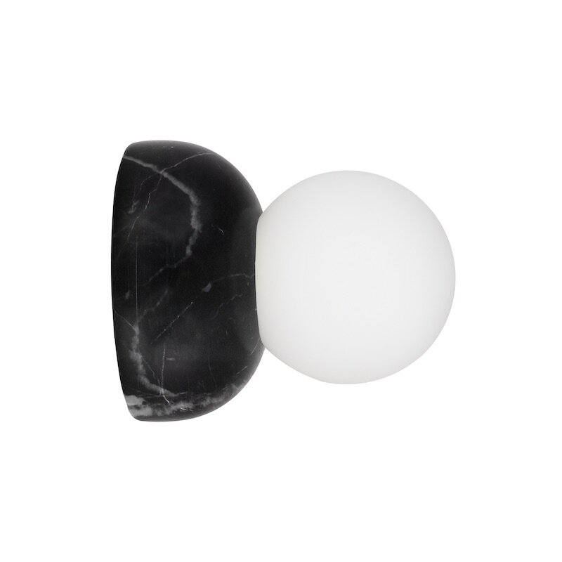 Torrano vägglampa/plafond IP44 Svart