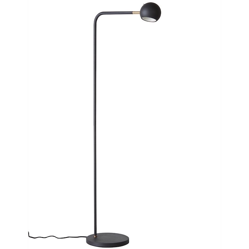 YES! golvlampa svart