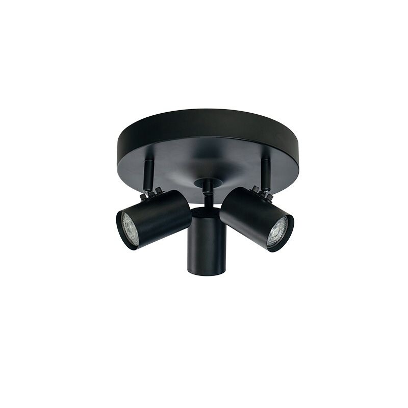 Aneta - Hugin takspot 3:a rund, svart