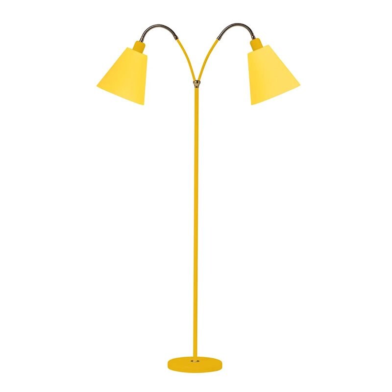 Haga 2-armad golvlampa gul