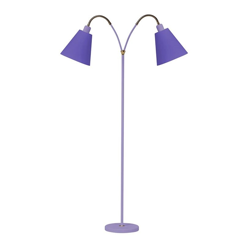 Haga 2-armad golvlampa lavendel