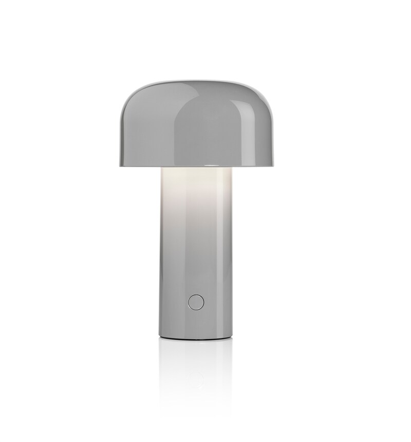 Bellhop portabel bordslampa grå
