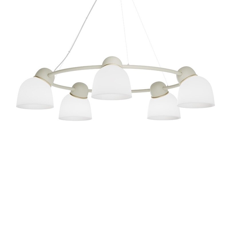 Belid - Bird Ø953 taklampa sand/mässing/opalglas