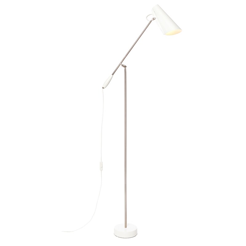 Northern - Birdy Golvlampa vit/stål
