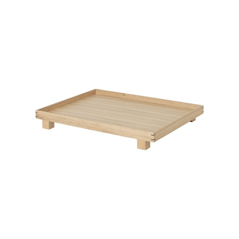 Ferm Living - Bon wooden tray L ek