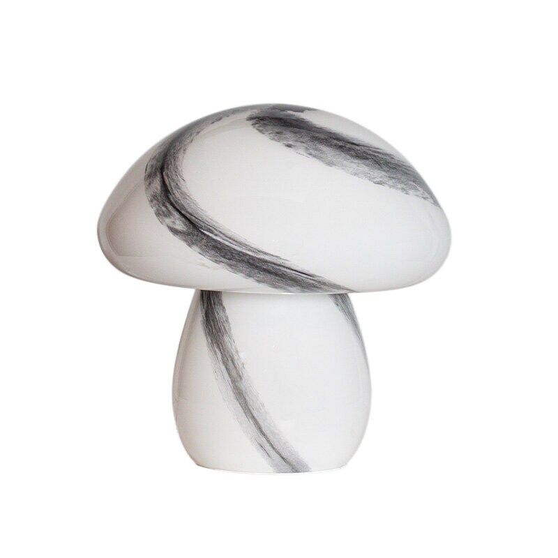 Mira mushroom bordslampa vit/svart