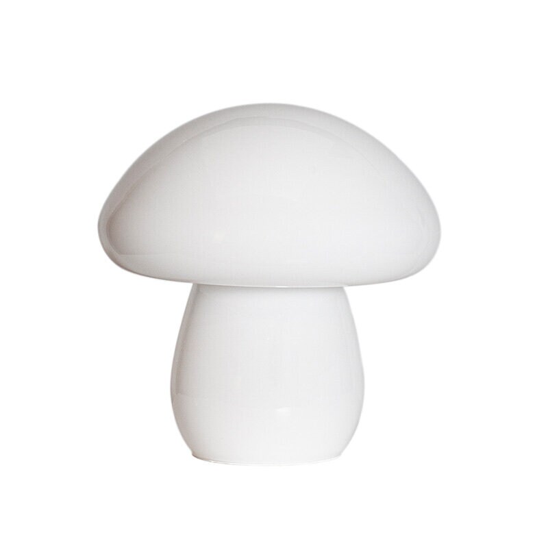 Mira mushroom bordslampa vit