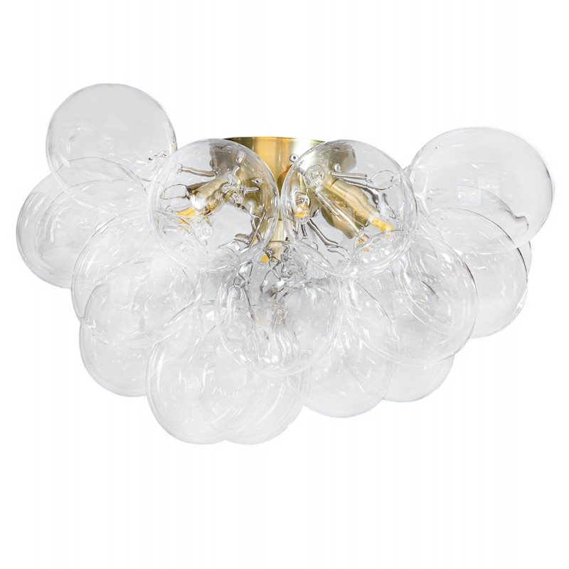 Gross plafond Ø50cm mässing/klar