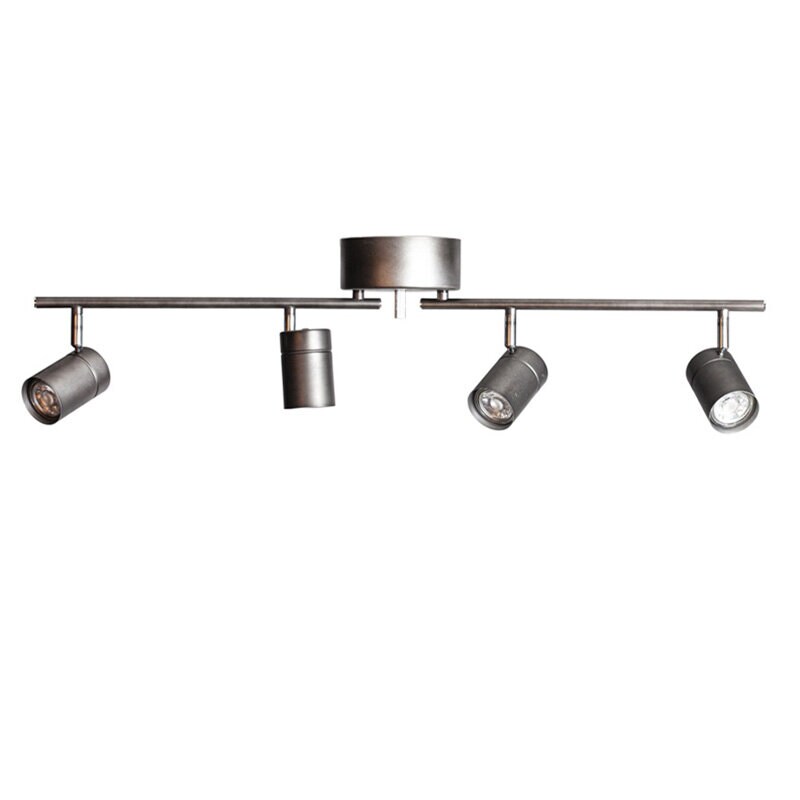 By Rydéns - Correct takspot 4-låg stål grå