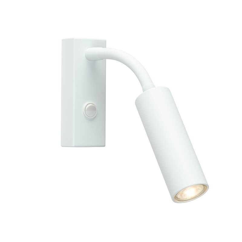 Cato Slim flexarm vägglampa mattvit