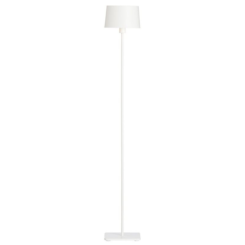 Cuub golvlampa mattvit
