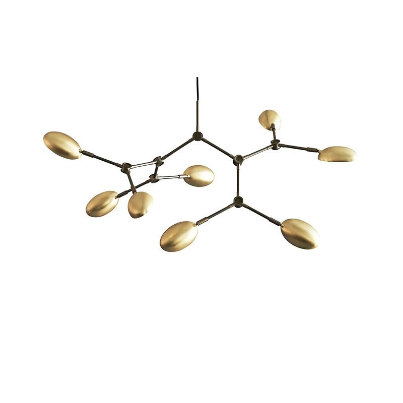 Drop Chandelier mini taklampa brass