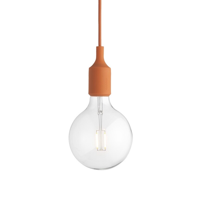 Muuto - E27 Taklampa orange