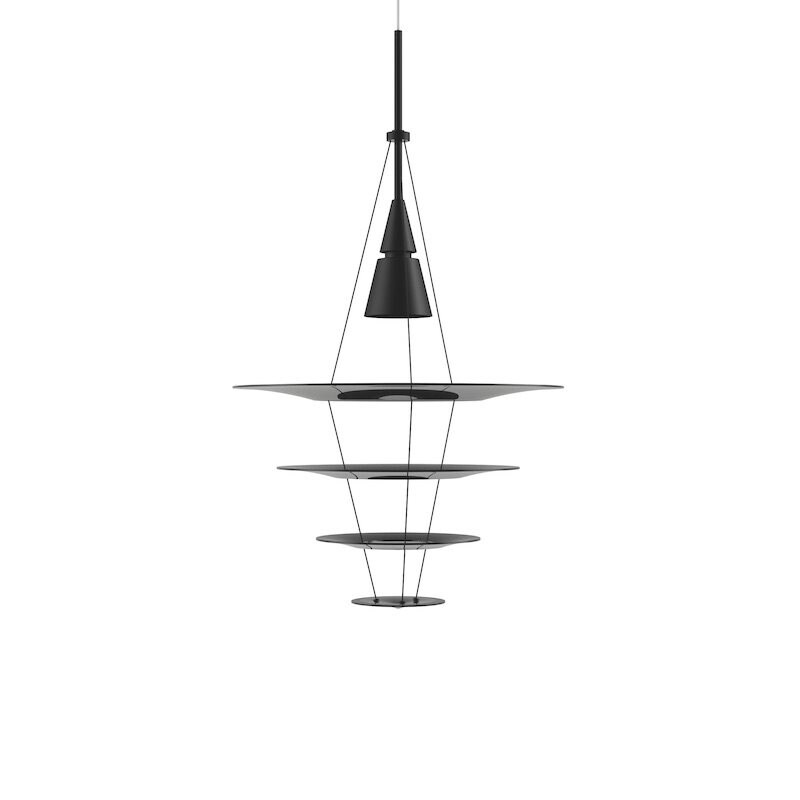 Louis Poulsen Enigma 425 taklampa svart