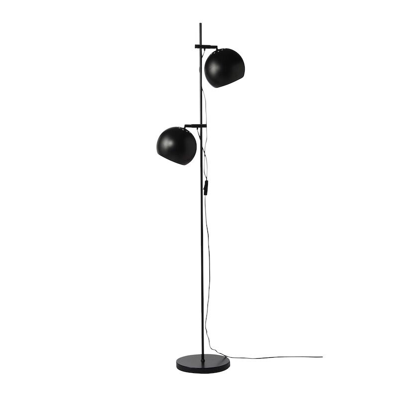 Ball Double golvlampa mattsvart