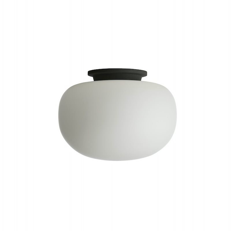 Supernate plafond Ø28 Opal White/Black