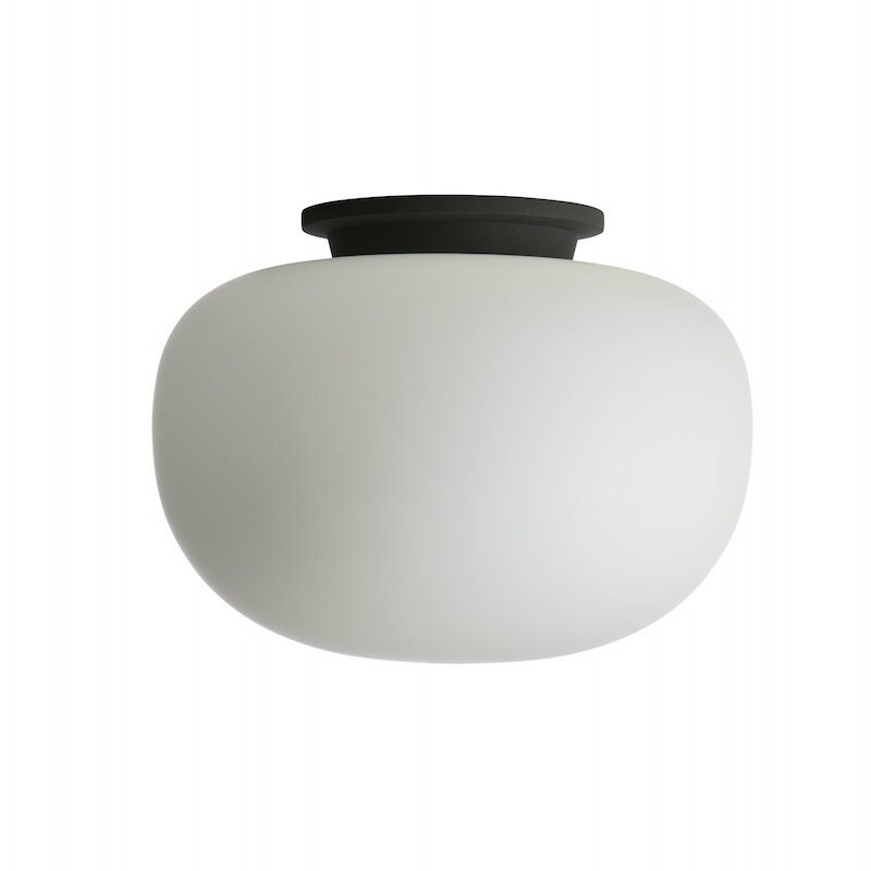 Supernate plafond Ø38 Opal White/Black