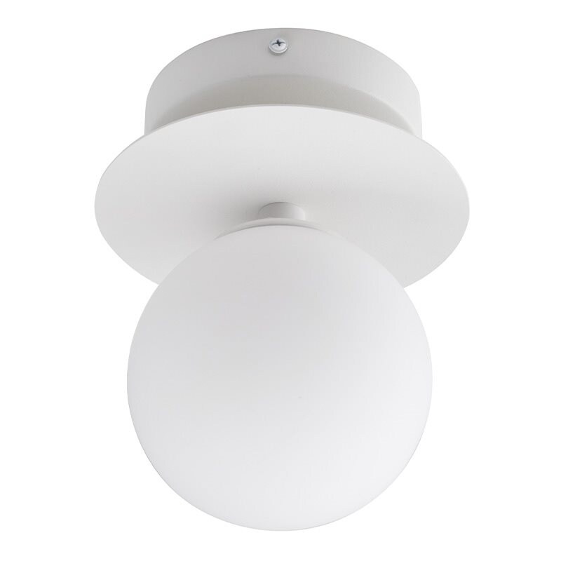 Art Deco 24 vägglampa/plafond IP44 vit