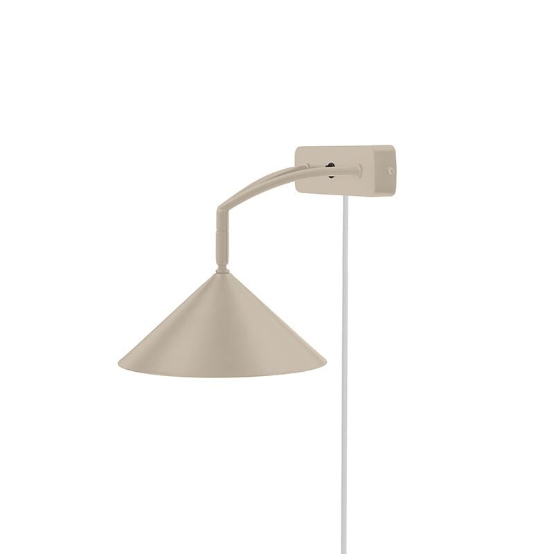 Globen Lighting - Curve vägglampa beige/svart
