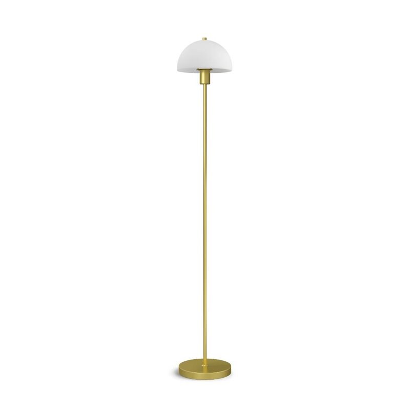 Vienda golvlampa mässing/glas