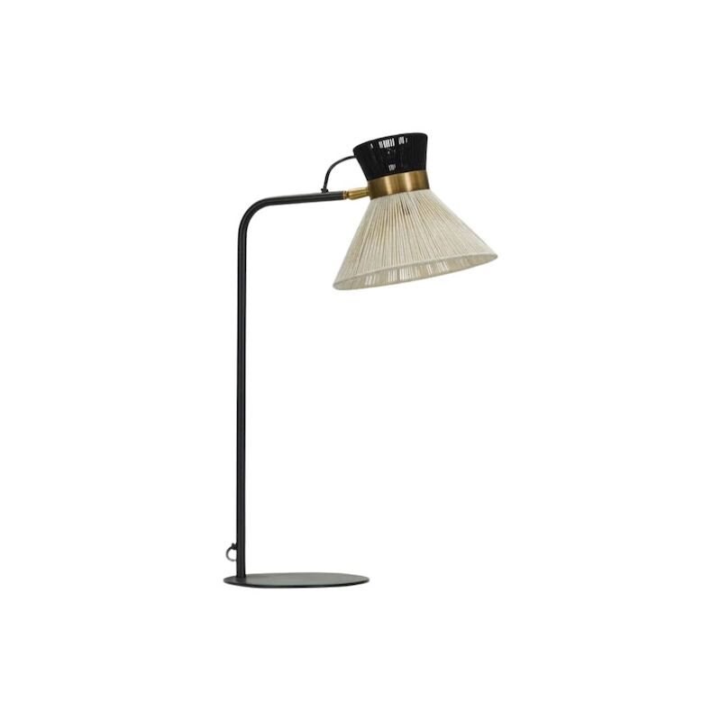House Doctor - Cord bordslampa svart