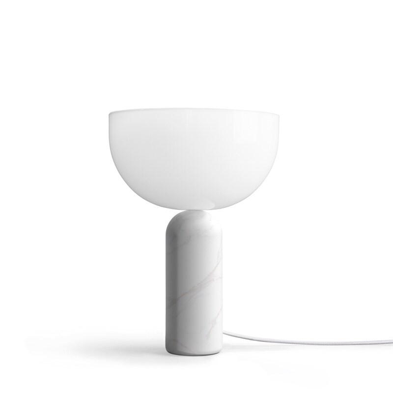 New Works - Kizu small bordslampa vit marmor