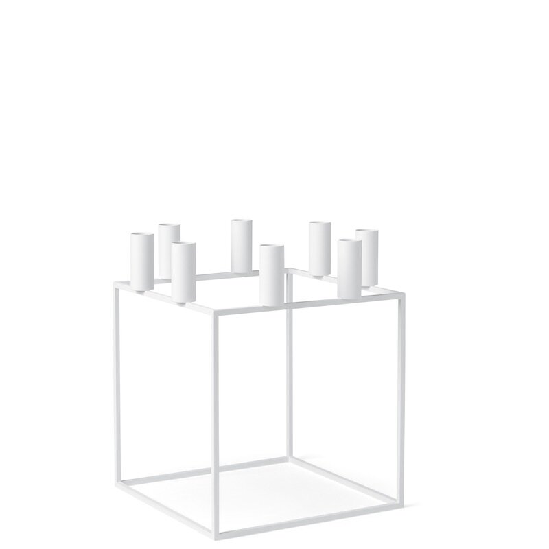 Audo Copenhagen - Kubus 8 ljusstake vit