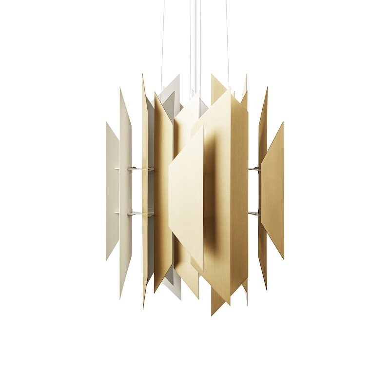 LYFA - Divan 2 400 taklampa Mässing