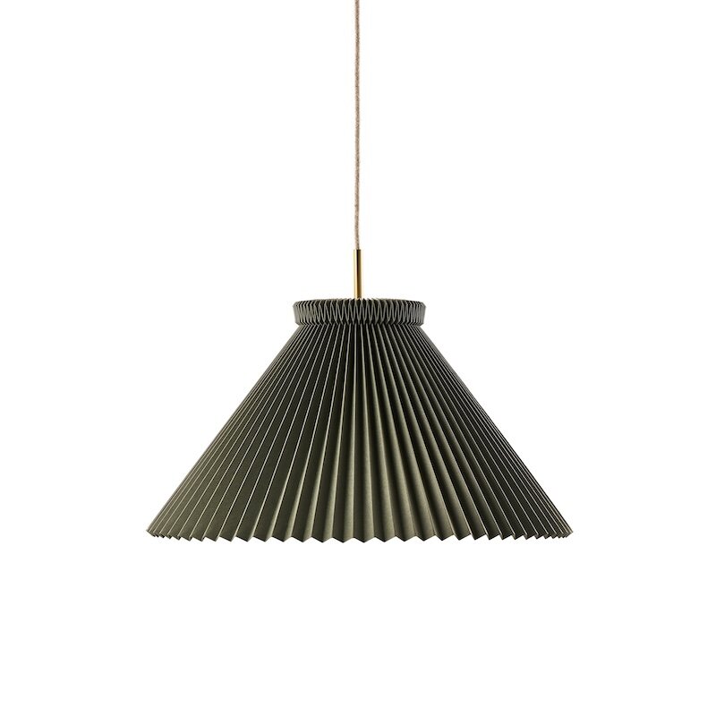 Le Klint - Le Klint 1-30 taklampa mässing/moss green