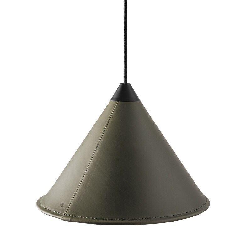 Cuero Design - Leather Cone Namibia Ø45 taklampa grass green