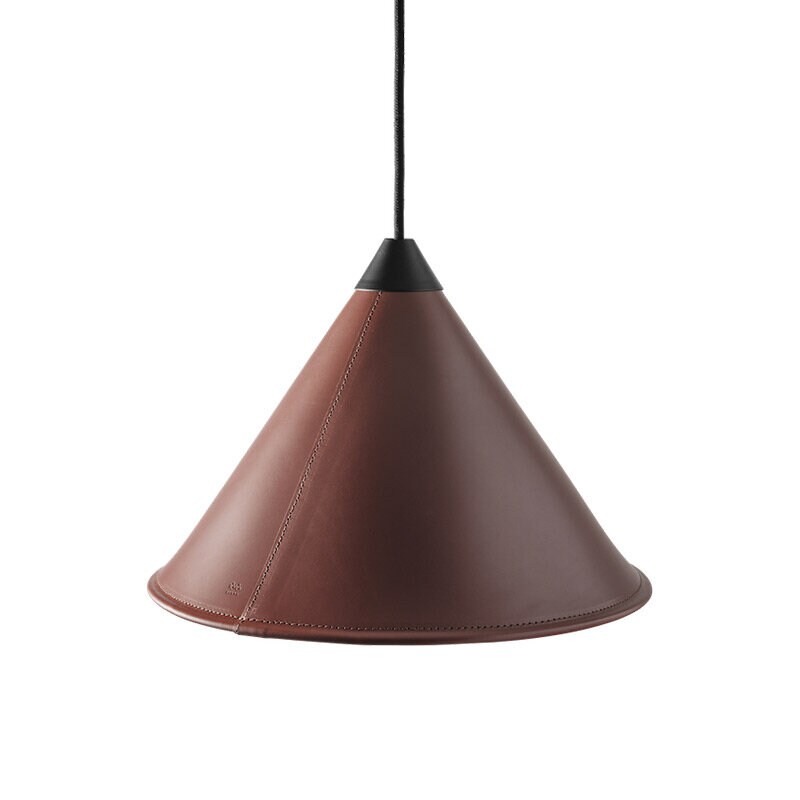 Cuero Design - Leather Cone Namibia Ø35 taklampa oak