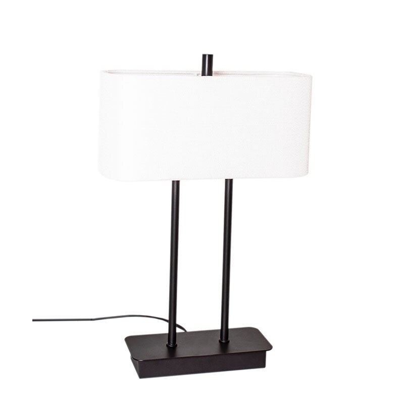 Luton bordlampa Svart/vit