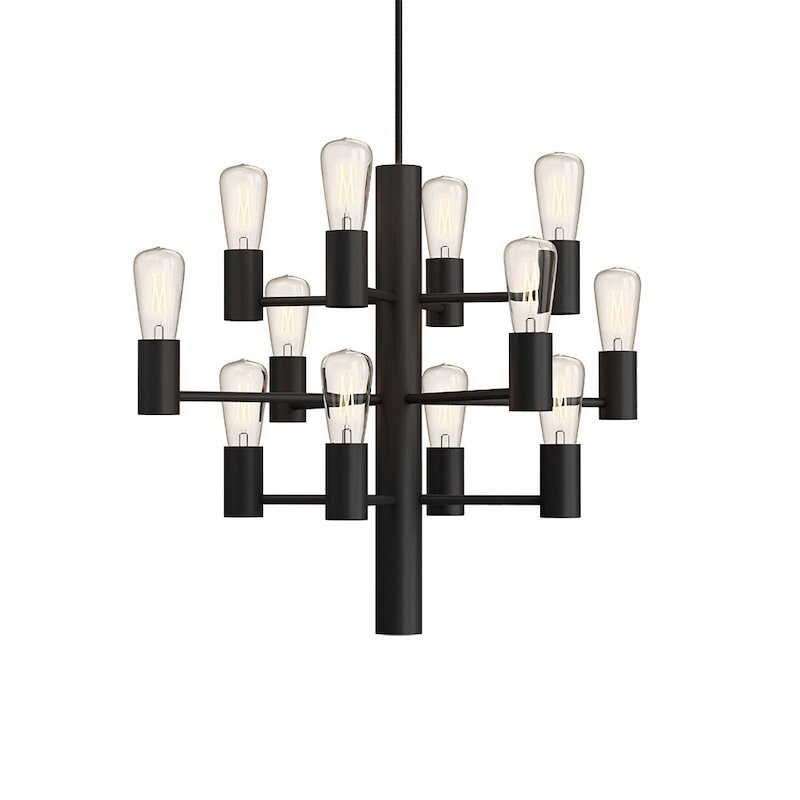 Manola 12 mini taklampa svart
