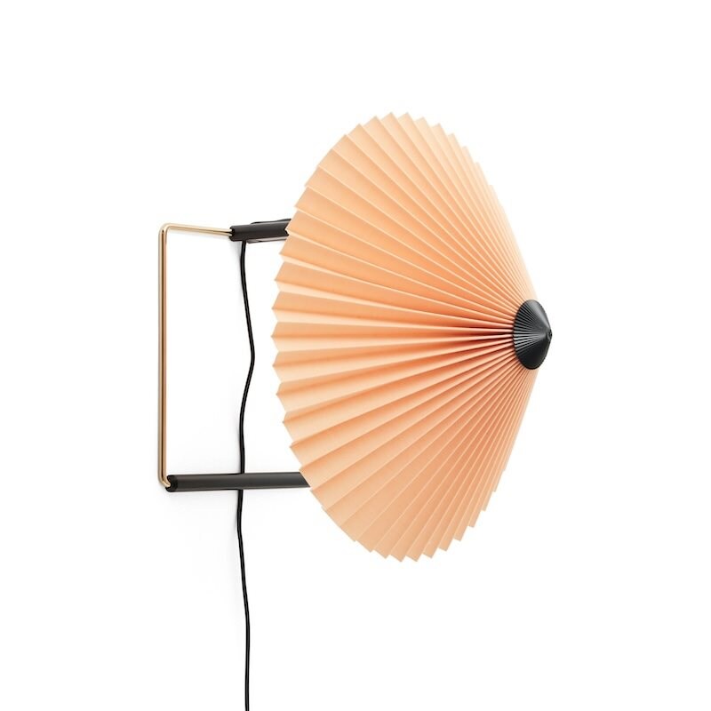 Matin 300 vägglampa peach/brass