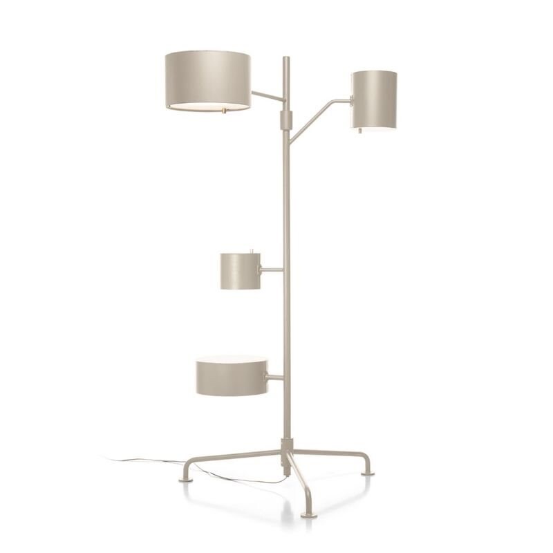 Statistocrat Golvlampa RAL 1013 Oyster White