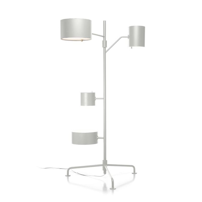 Statistocrat Golvlampa, RAL 9010, Pure White