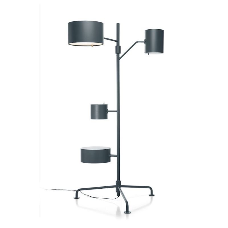 Statistocrat Golvlampa, RAL 7001, Silver Grey