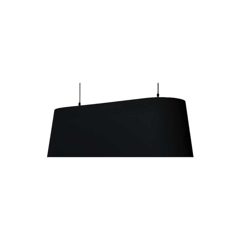 Oval Light taklampa black