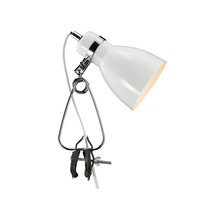 Nordlux - Cyclone Klämlampa vit