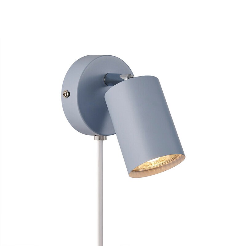 Explore vägglampa blå
